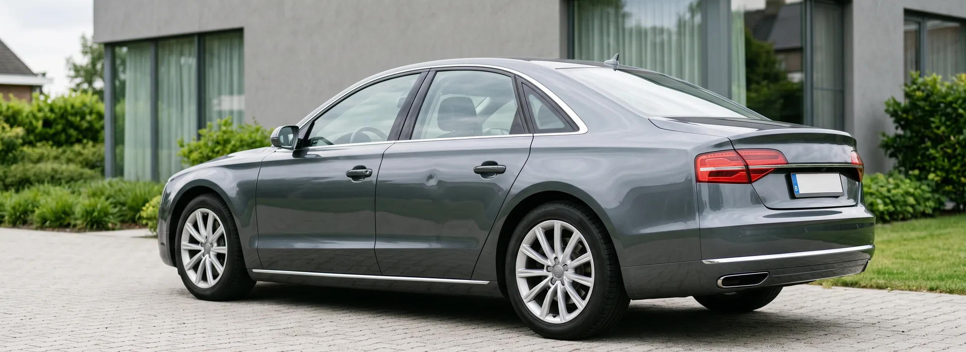 restyle-direct-auto-met-deuk-zijkant-op-de-foto-is-een-grijze-sedan-te-zien-met-een-de