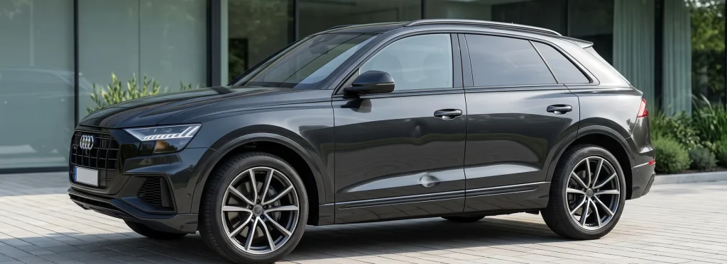 restyle-direct-auto-uitdeuken-zonder-spuiten-een-grijze-auto-met-een-deuk-in-de-zijkan